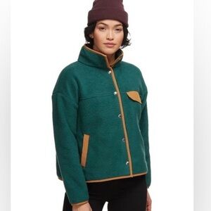 The North Face Green Fleece Cragmont Jacket, M